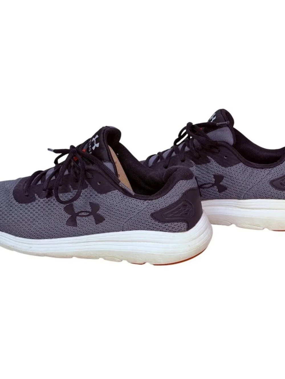Under Armor Surge Gray & Black Men's Running Shoes Size 10